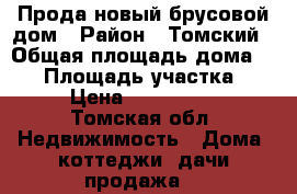 Прода новый брусовой дом › Район ­ Томский › Общая площадь дома ­ 31 › Площадь участка ­ 10 › Цена ­ 1 500 000 - Томская обл. Недвижимость » Дома, коттеджи, дачи продажа   